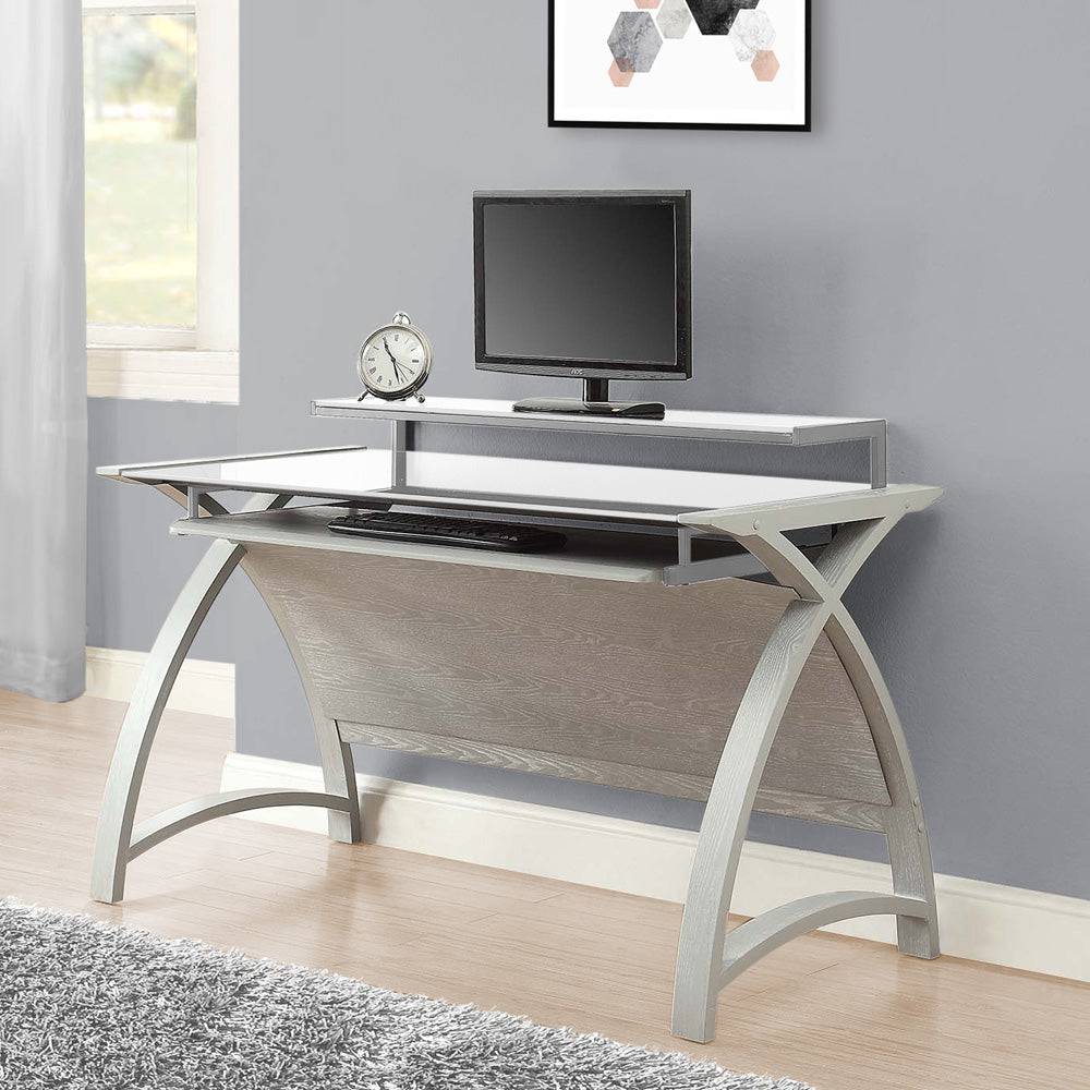 PC201 Helsinki 1300mm Desk in Grey by Jual - Price Crash Furniture
