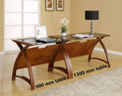 PC201 Helsinki 1300mm Desk in Walnut by Jual - Price Crash Furniture