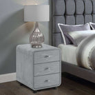 PC201 Helsinki 3 Drawer Wheeled Desk Pedestal Unit in Grey by Jual - Price Crash Furniture