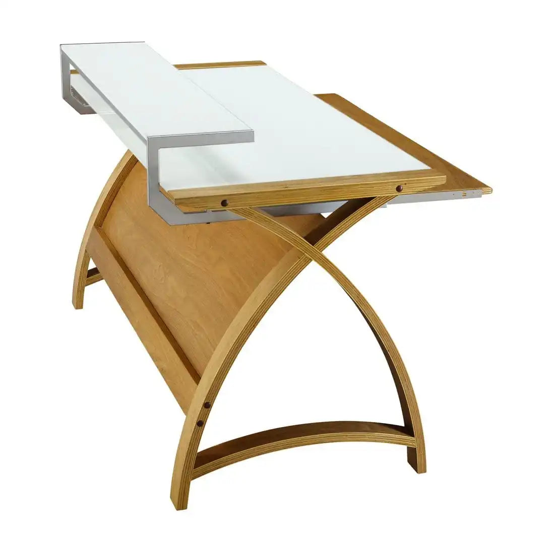 PC201 Helsinki 900mm Home Office Desk in Oak by Jual - Price Crash Furniture