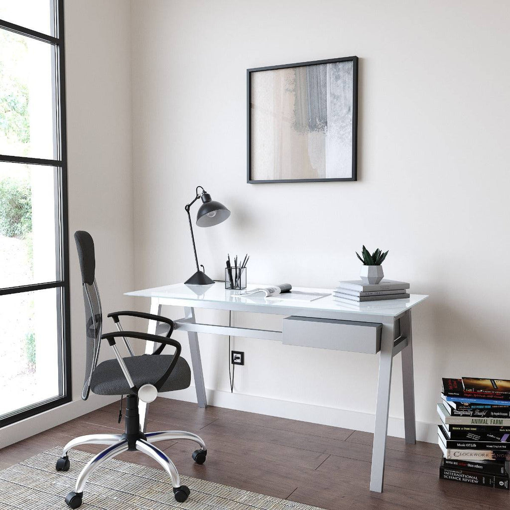 Richmond Desk in White by Alphason - Price Crash Furniture