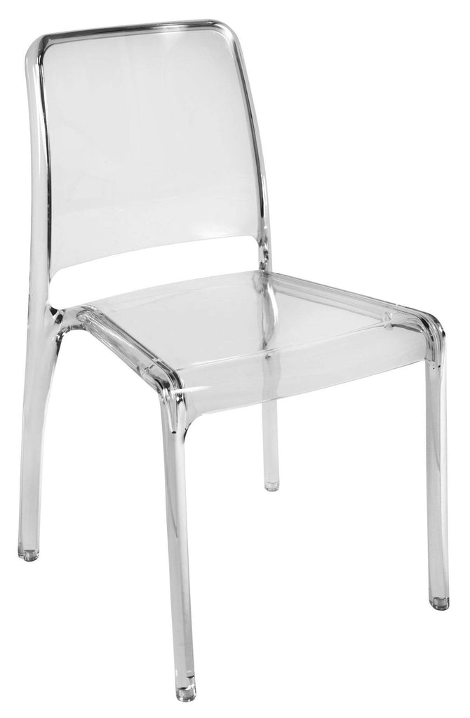 Set of 4 Teknik Clarity Transparent Chair - Price Crash Furniture