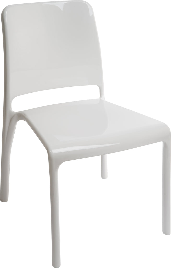 Set of 4 Teknik Clarity White Chair - Price Crash Furniture