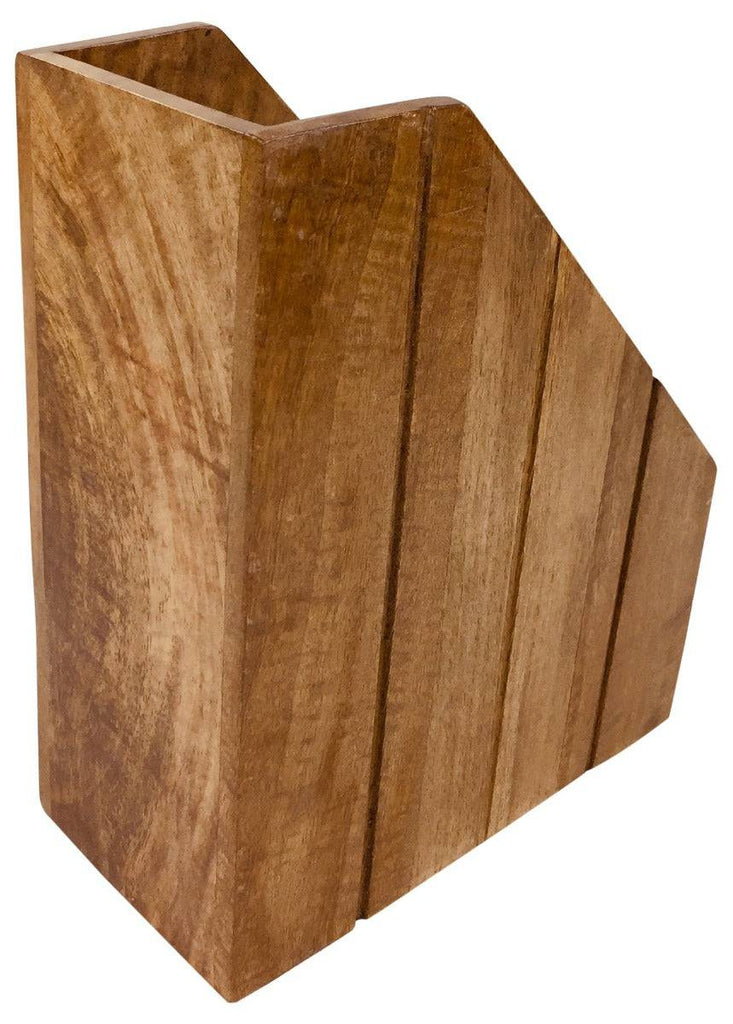 Solid Wood Magazine Organiser - Price Crash Furniture