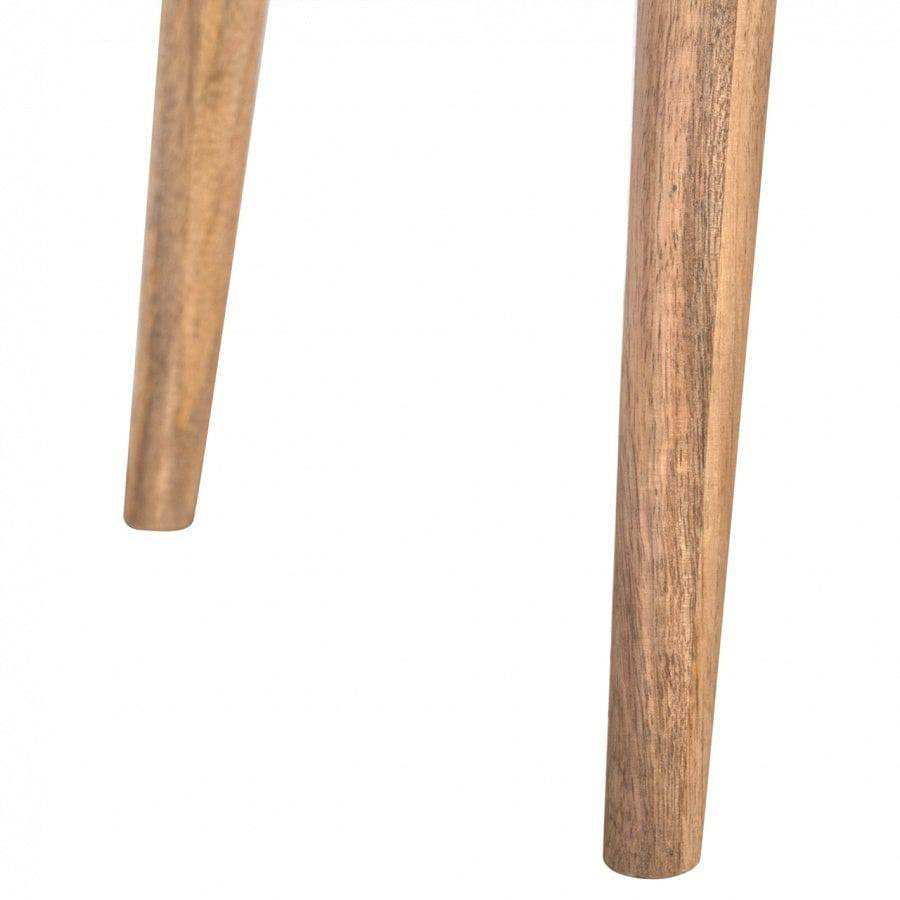 Solid Wood Open Shelf 1 Drawer Writing Desk - Price Crash Furniture