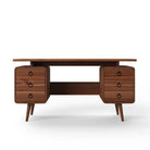 Somerset Desk in Java Wood Finish by Alphason - Price Crash Furniture