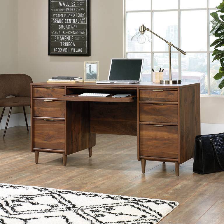Teknik Clifton Place Executive Double Pedestal Desk - Price Crash Furniture