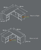 Teknik Clifton Place Executive L-Shaped Desk - Price Crash Furniture
