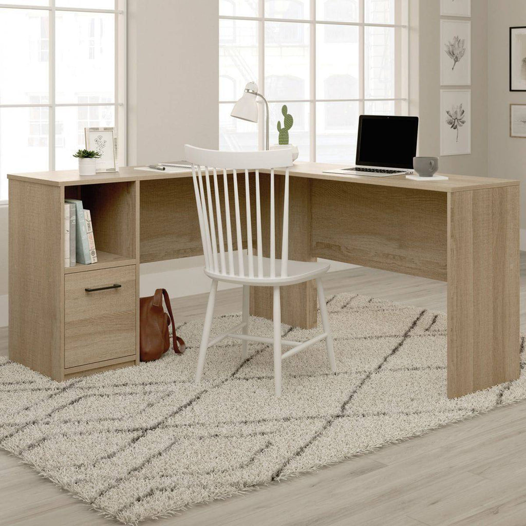 Teknik Essentials Desk in Summer Oak - Price Crash Furniture