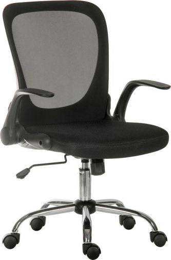 Teknik Flip Mesh Executive Office Chair in Black with Arms - Price Crash Furniture