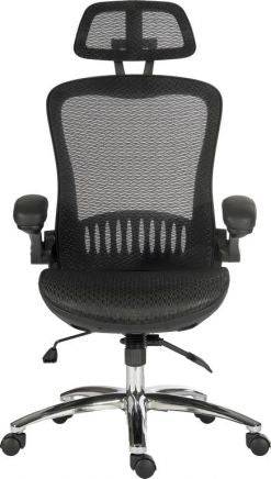 Teknik Harmony Office Chair with Headrest in Black - Price Crash Furniture