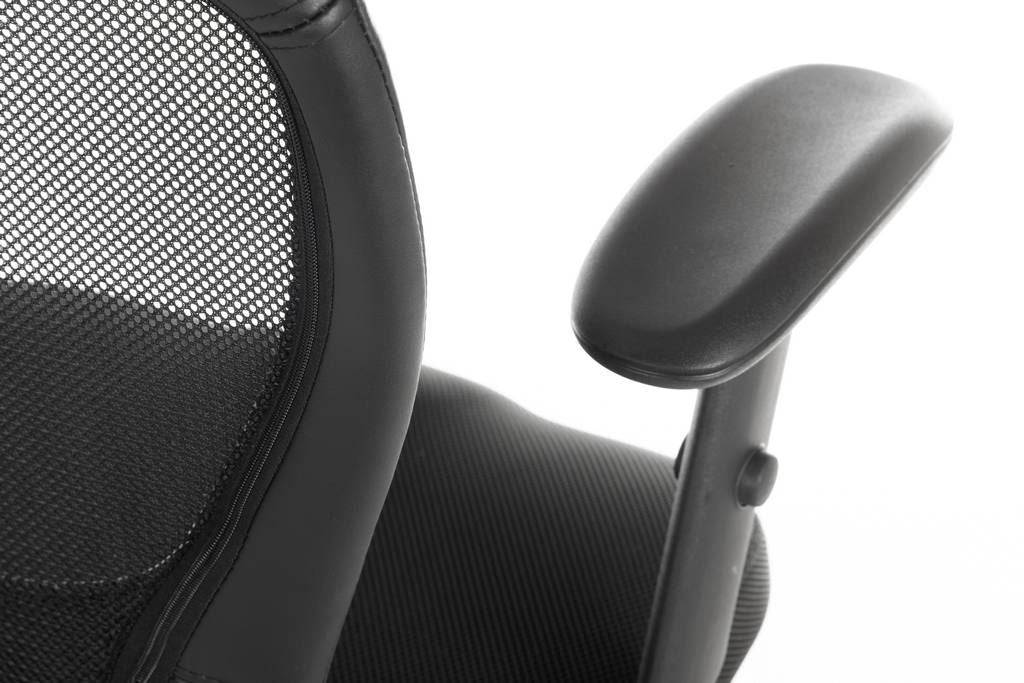 Teknik Mistral 2 Office Chair in Black with Arm Rests - Price Crash Furniture