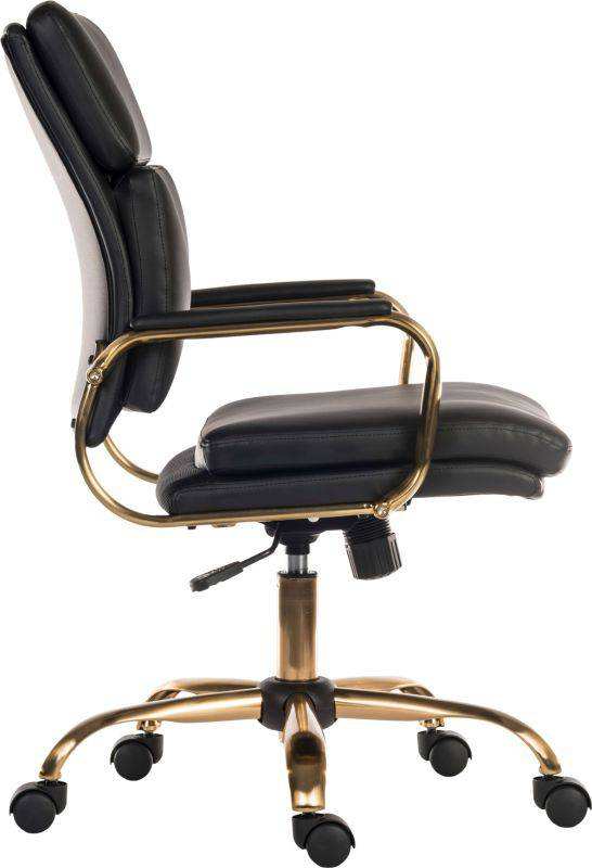 Teknik Vintage Style Executive Office Chair in Black - Price Crash Furniture