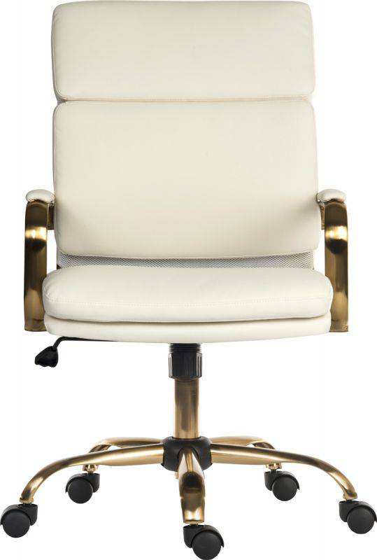 Teknik Vintage Style Executive Office Chair in White - Price Crash Furniture