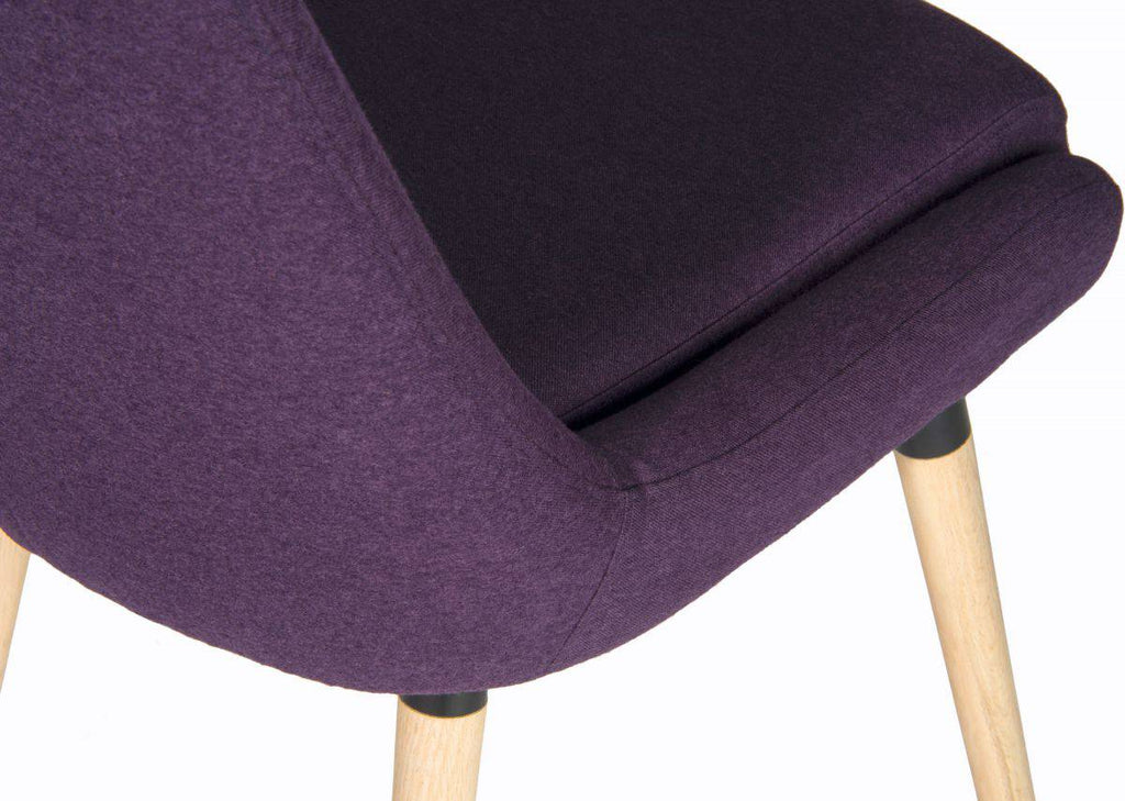 Teknik Welcome Reception Chair (pair) in Plum - Price Crash Furniture