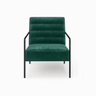 Alphason Bookham Accent Chair in Green Velvet by Dorel - Price Crash Furniture