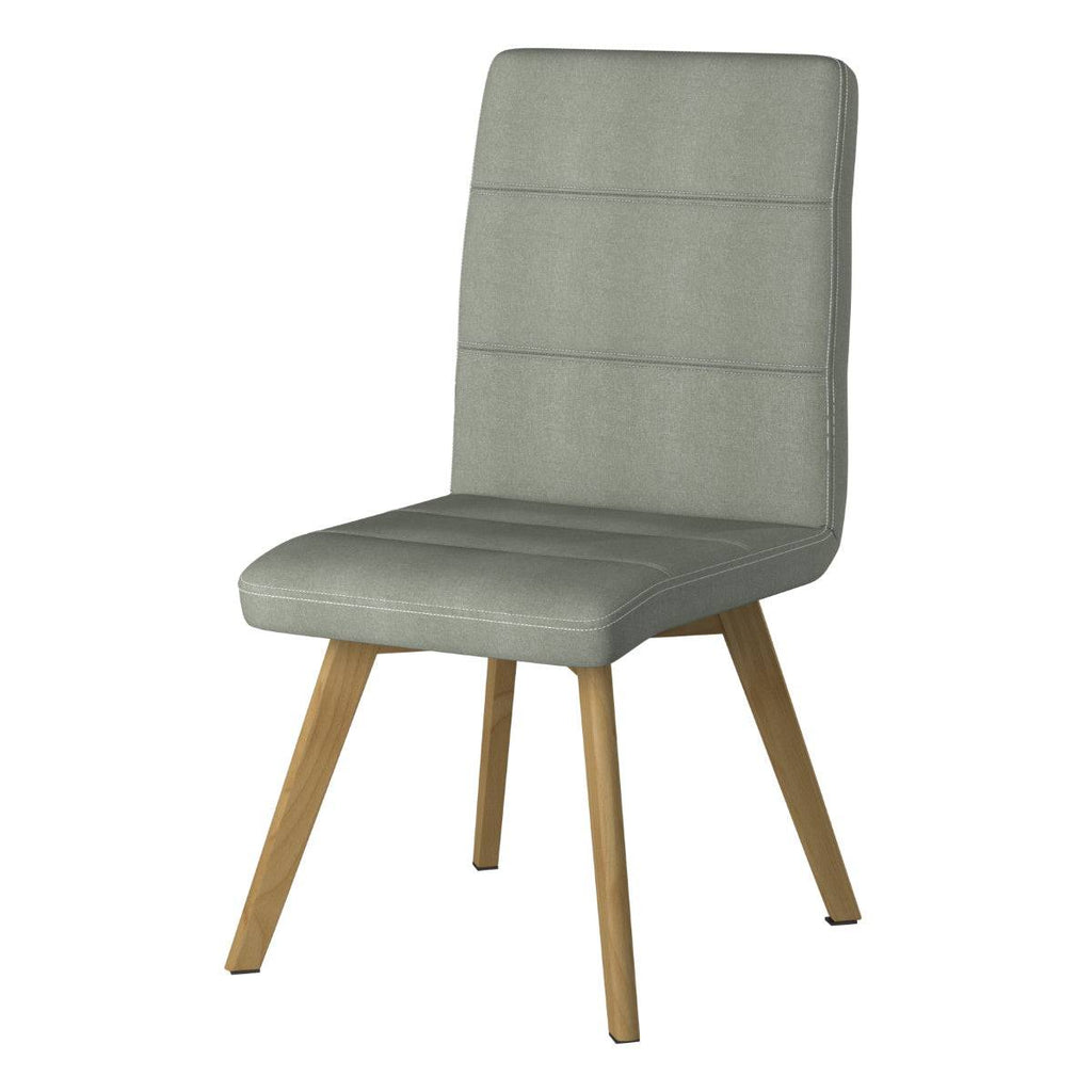 Athens Dining and Accent Chair in Taupe Fabric by Alphason - Price Crash Furniture