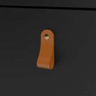 Barcelona Compact Small Sideboard 2 Doors + 1 Drawer in Matt Black - Price Crash Furniture