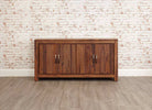 Baumhaus Mayan Walnut Hidden Home Office - CWC06A - Price Crash Furniture