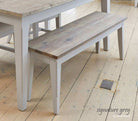 Baumhaus Signature Grey Dining Bench (130) - Price Crash Furniture