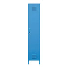 Cache Single Metal Locker Storage Cabinet in Blue by Dorel Novogratz - Price Crash Furniture