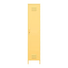 Cache Single Metal Locker Storage Cabinet in Orange by Dorel Novogratz - Price Crash Furniture