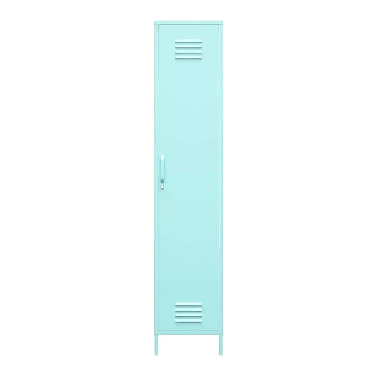 Cache Single Metal Locker Storage Cabinet in Yellow by Dorel Novogratz - Price Crash Furniture
