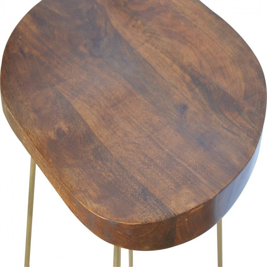 Coffee Table with Iron Base - Price Crash Furniture