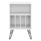 Concord Turntable Stand Bookcase in White by Dorel - Price Crash Furniture