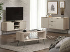 Core Products Augusta Medium Sideboard 2 Doors 3 Drawers in Driftwood & Calico - Price Crash Furniture