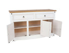 Core Products Corona White Washed Medium Sideboard - Price Crash Furniture