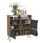 Core Vegas Bleached Oak Effect High Sideboard - Price Crash Furniture