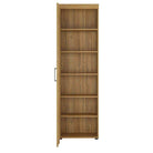 Cortina 1 Door Tall Cupboard (LH) In Grandson Oak - Price Crash Furniture
