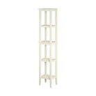 Franklin Storage Shelf Tower Unit in White by Dorel - Price Crash Furniture