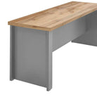 Lisbon 3 piece grey dining set: 120cm table, 2 benches - Price Crash Furniture