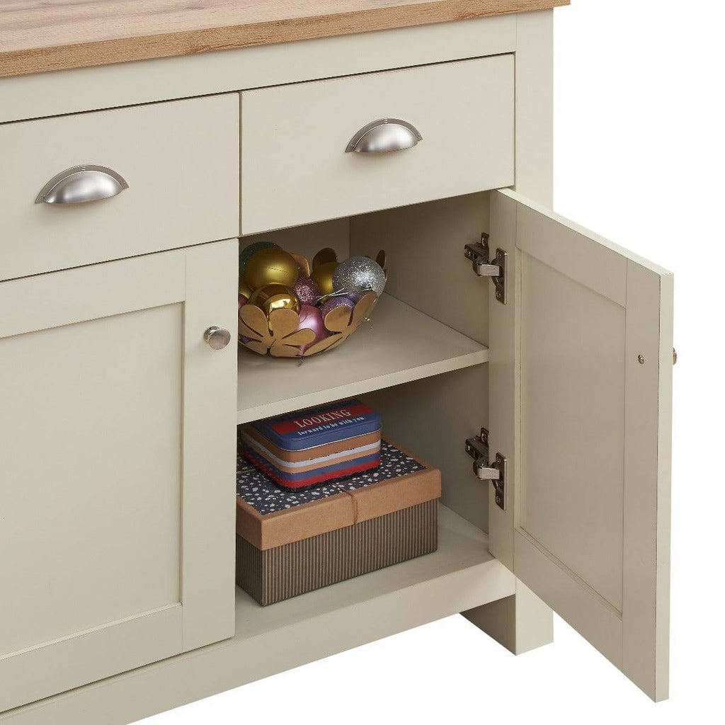 Lisbon sideboard with 2 doors 2 drawers by TAD - Price Crash Furniture