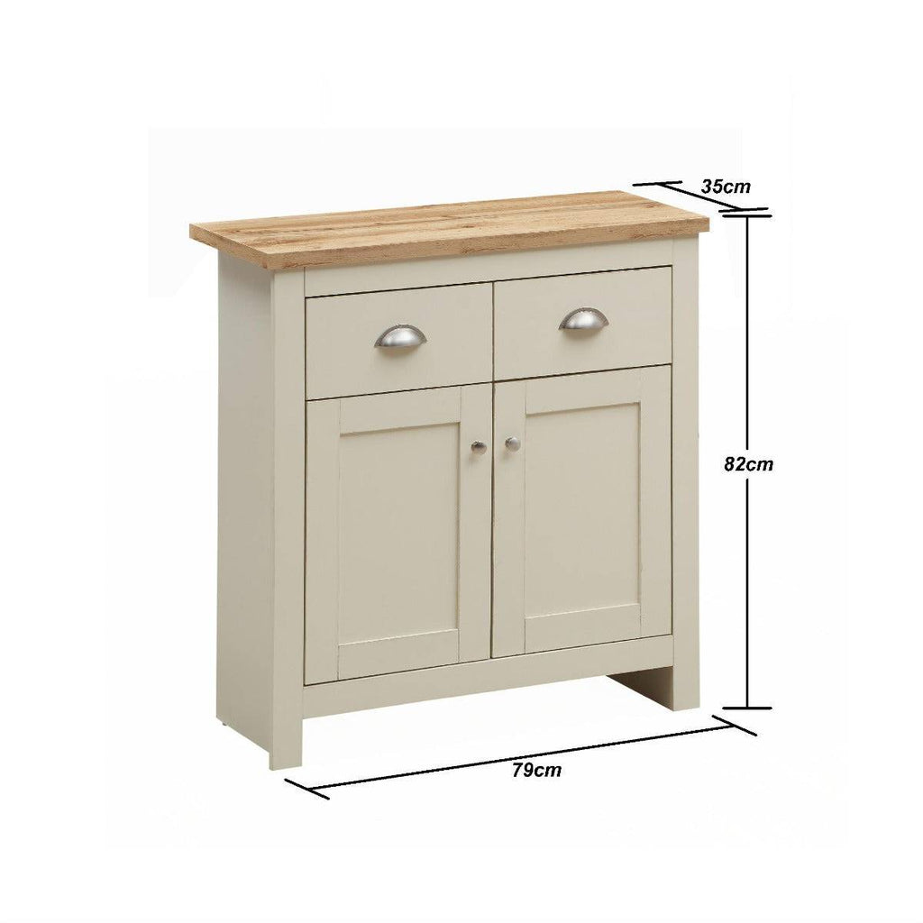 Lisbon sideboard with 2 doors 2 drawers by TAD - Price Crash Furniture