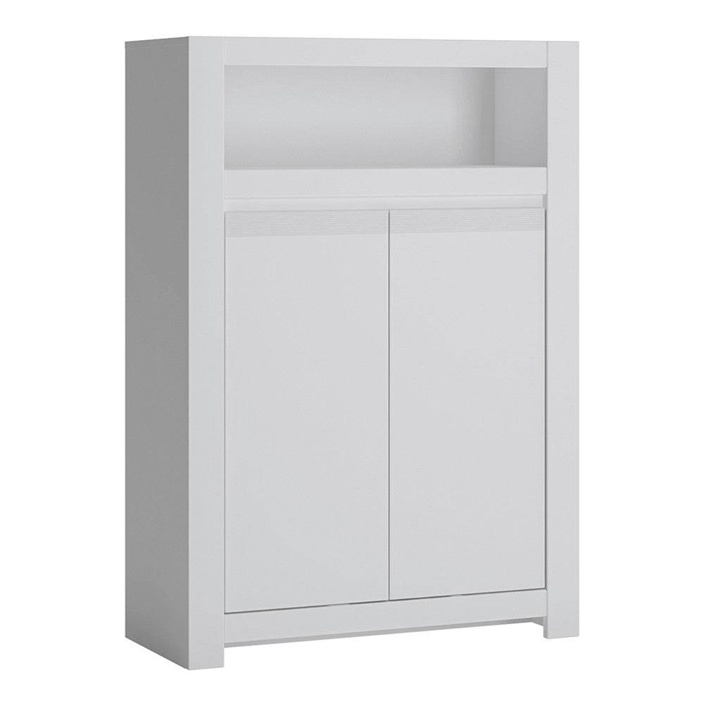 Novi 2 Door Cabinet In Alpine White - Price Crash Furniture