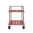 Novogratz Penelope Serving Cart in Red - Indoor/Outdoor - Price Crash Furniture