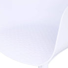 Novogratz York XL Set of 2 Dining Chairs in White for Indoors/Outdoors - Price Crash Furniture