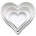 Set Of Three Large Matt White Ceramic Dishes - Price Crash Furniture