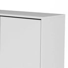 Ry China Display Cabinet 1 Door + 1 Glass Door + 1 Drawer in Matt White - Price Crash Furniture