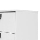 Ry Sideboard with 1 Door + 2 Drawers in Matt White - Price Crash Furniture