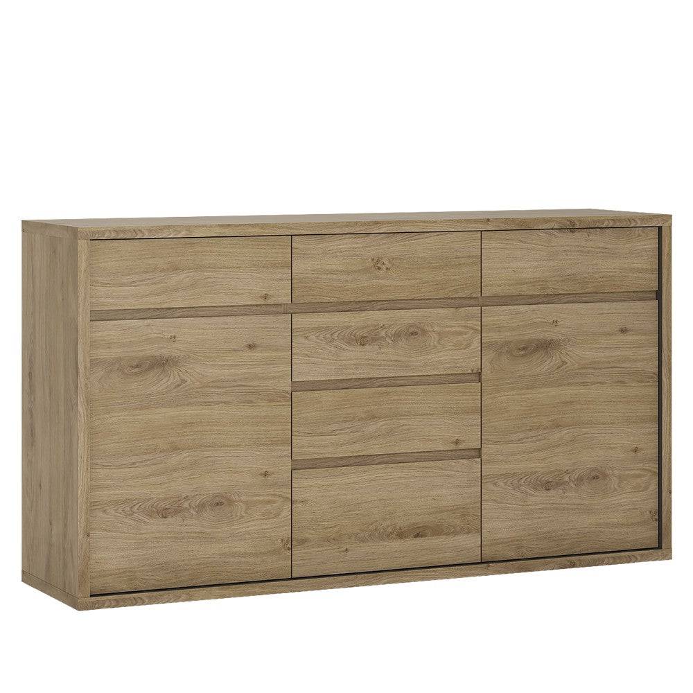 Shetland 2 Door 6 Drawer Chest / Sideboard - Price Crash Furniture