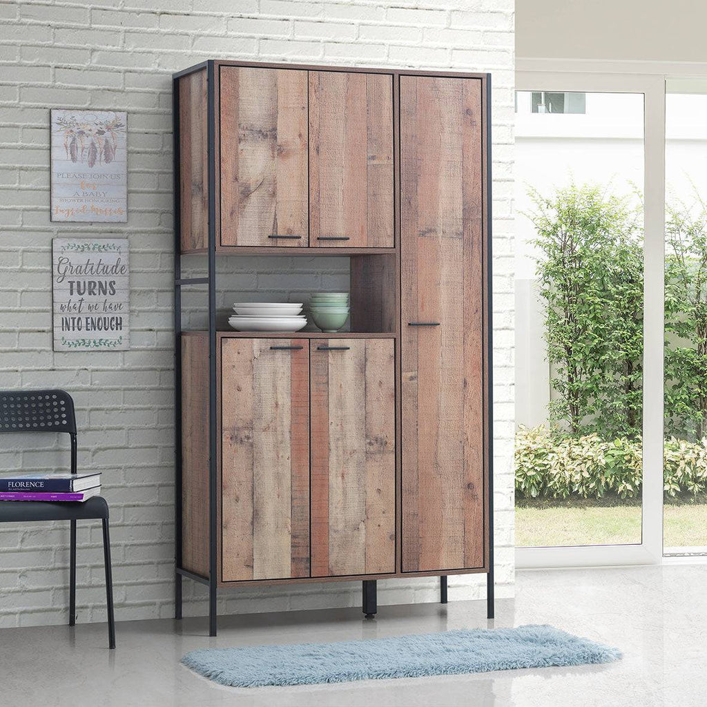 Stretton Cabinet / Bureau / Storage Unit with 5 Doors by TAD - Price Crash Furniture