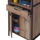 Stretton Tall Storage & Display Cabinet by TAD - Price Crash Furniture