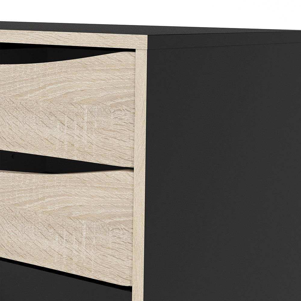 Stubbe Sideboard With 1 Door + 3 Drawers - Price Crash Furniture