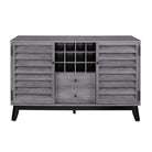 Vaughn Wine Cabinet Sideboard in Grey Oak by Dorel - Price Crash Furniture