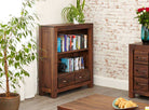 Baumhaus Mayan Walnut Low Bookcase - Price Crash Furniture