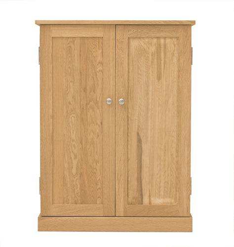 Baumhaus Mobel Oak Shoe Cupboard - Price Crash Furniture